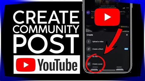 How Do You Create A Community Post On Youtube